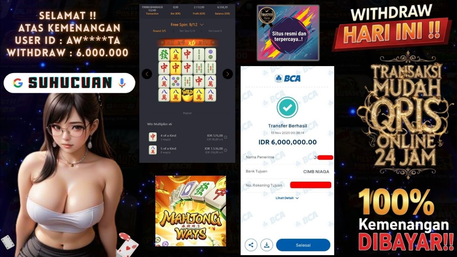 SUHUCUAN JACKPOT SLOT MAHJONG WAYS